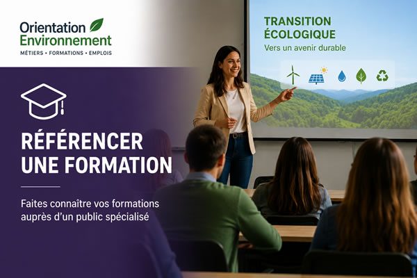 valorisation des formations en environnement